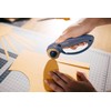 Fiskars 45mm Rotary Cutter Ergonomic Handle Rolling Fabric Rotary Cutter