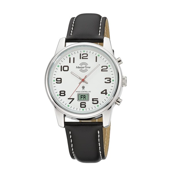 Master Time MTGA-10814-12L Radio Quartz Men's Analogue Watch with Digital
