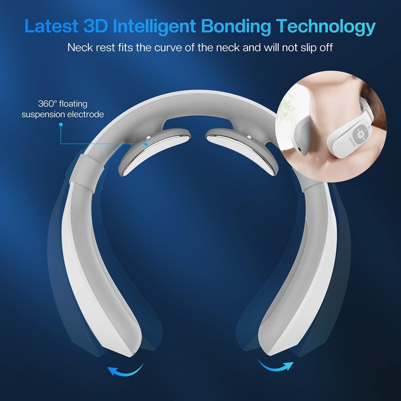 COMFIER Cordless Neck Massager for Pain Relief Deep Tissue, Vibration