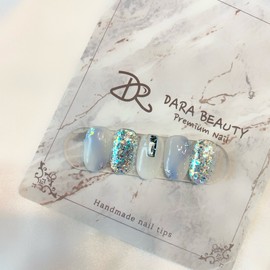 Dara Beauty May Art of the MonthBlue Marble Nail❣ - Not selected / 다라뷰티 5월 이달의아트블루마블네일❣ - 선택안함