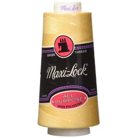 American & Efird Maxi-Lock Cone, 3000-Yard, Leghorn Thread Spool