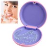 Retainer Case,Retainer Box,Magnetic Closure Portable Orthodontic Denture Case,Multifunctional Mouth Guard