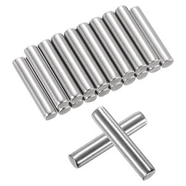 sourcing map 50 Pcs 4mm x 20mm Shelf Pins, Shelf Pegs Shelf Dowel Pins, Adjustable Shelf Support Pins Fasten Elements Stainless Steel Silver(0.15 x 0.78 Inch)