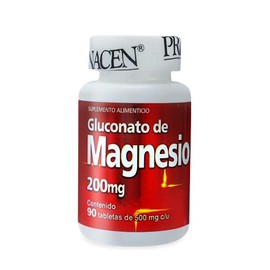 PRONACEN GLUCONATO DE MAGNESIO FRASCO - 90 TABS 500 MG