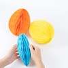 evelay 8 Pack Honeycomb Paper Easter Egg Hanging Decorations Party