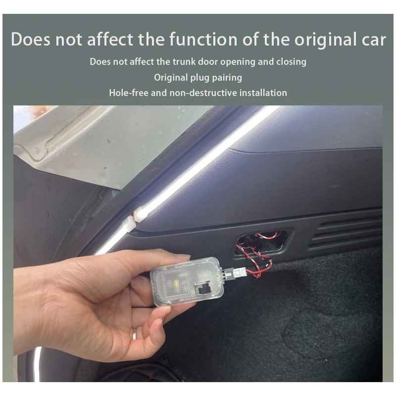 Ouylycjo Trunk LED Light Strip Compatible with 2022-2025 RAV4 Trunk