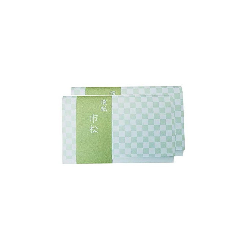 Kokorokaishihompo Checkered Green Women's 293-7-116 Pack of 2
