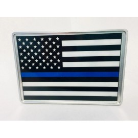 Hitchpals Company Thin Blue Line Flag Hitch Cover