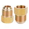 Brass Pipe Adapter - 5/8" SAE Female to 3/4" SAE