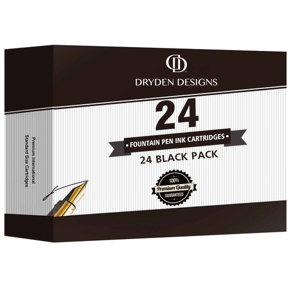 Dryden Designs Fountain Pen Ink Cartridges - SET OF 24