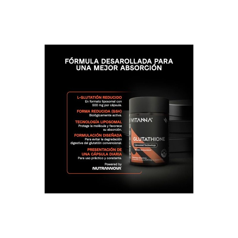 Vitanna Glutatión Liposomal 500 mg