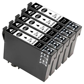 ESMONLINE Set of 5 Multipack Compatible Printer Cartridges to Replace Epson T0711 Suitable for Epson Stylus SX510W DX4000 D120 SX415 SX 515 BX300