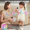 Mini Karaoke Machine for Kids Adults,Portable Bluetooth Speaker, 2 Wireless