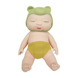Ugly Babies Big, 9.8 inches (25 cm), Green, Baby Squishy, Squishy Doll Toy, Slow Rising, Durable, Stretchy, Good Texture, Stress Relief, Decompression Toy, Divergence Goods