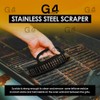 G4GADGET Heavy Duty Wire Brush with Grip Handle - Rows