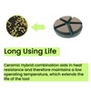 Hybrid Ceramic Transitional Diamond Polishing Pucks for Concrete Terrazzo Floor,