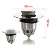 Universal Bathroom Kitchen Sink Plug Pop Up Clack Universal for