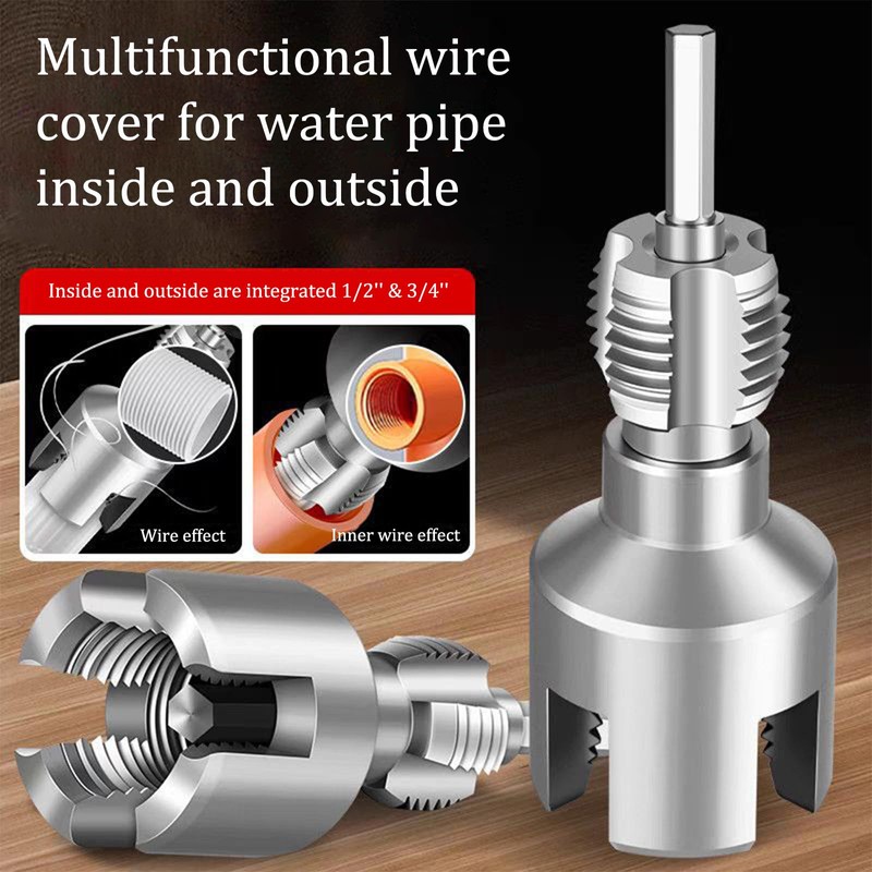 Integrated Internal & External Pipe Threading Tool, 2025 New Pvc