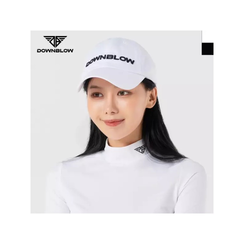 (블랙 | F) 여자 골프캡 모자 [화이트] (Black | F)