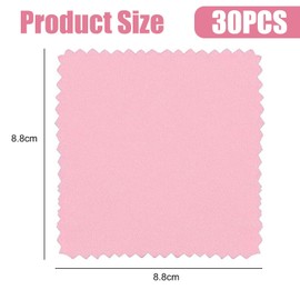 30-Pack Silver Cleaning Cloths - Premium Polishing Cloths for Jewelry, Watches, and Silverware - Perfect for Home and Professional Use - Reusable and Durable