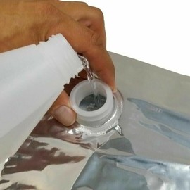 5 x Liquid Dispenser Bags, Wine Bags, Replacement Bags, Portable Wine Dispenser Bags for Bag in Box, Drinks with Butterfly Tap, 5L