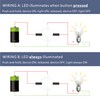 Ordentlich 16mm LED Momentary Push Button Switch 12-24V DC 20A
