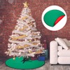 lasuroa Christmas Tree Mat, 100 cm Reversible Christmas Tree Stand