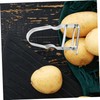 Mikinona 2pcs Stainless Steel Vegetable Peelers for Kitchen Efficient Potato