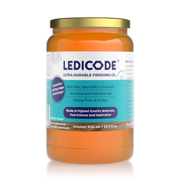 LEDICODE Hard Wax Oil - Ultra Durable, Water Resistant, Food