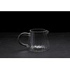 JIEJE Small Glass Pitcher, Glass Milk Pitcher, Glass Creamer Pitcher,
