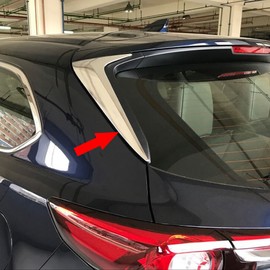 RUIQ Mazda CX-8 KG Series Exclusive Exterior Parts Rear Hatch Side Pillar Panel Left and Right Set Side Mall Plating Garnish Dress Up Custom Parts Designed for MAZDA CX8