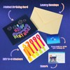 3D Musical Birthday Card with Blowable LED Light Candle, DIY