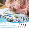 TRKETK 4 Pcs Paint Brushes for Walls Set Small Paint