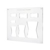 12 x 10 Inch 7-in-1 Butterfly Inlay Template, Router and
