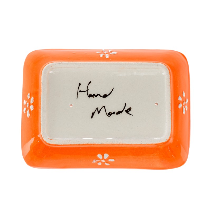 Soap Dish ottoman Ceramic Hand Painted Mezze Colourful