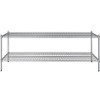 PRO&Family 21" x 72" NSF Chrome 2 Wire Shelf Kit