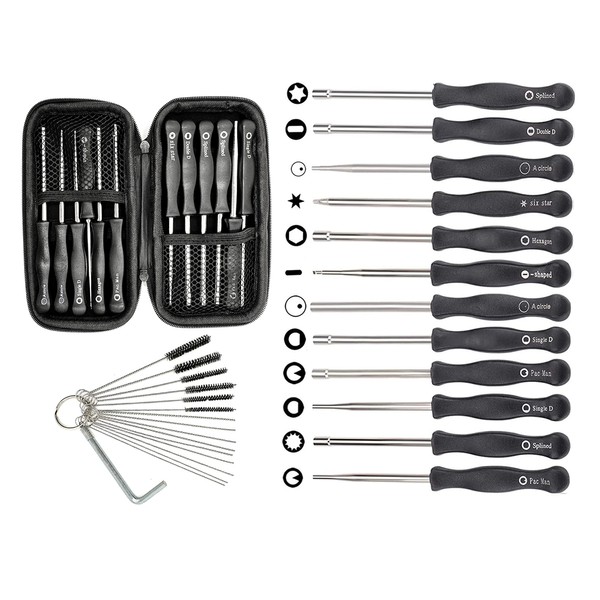 Hippotech Pack of 12 Carburetor Adjustment Tool and Carrying Case