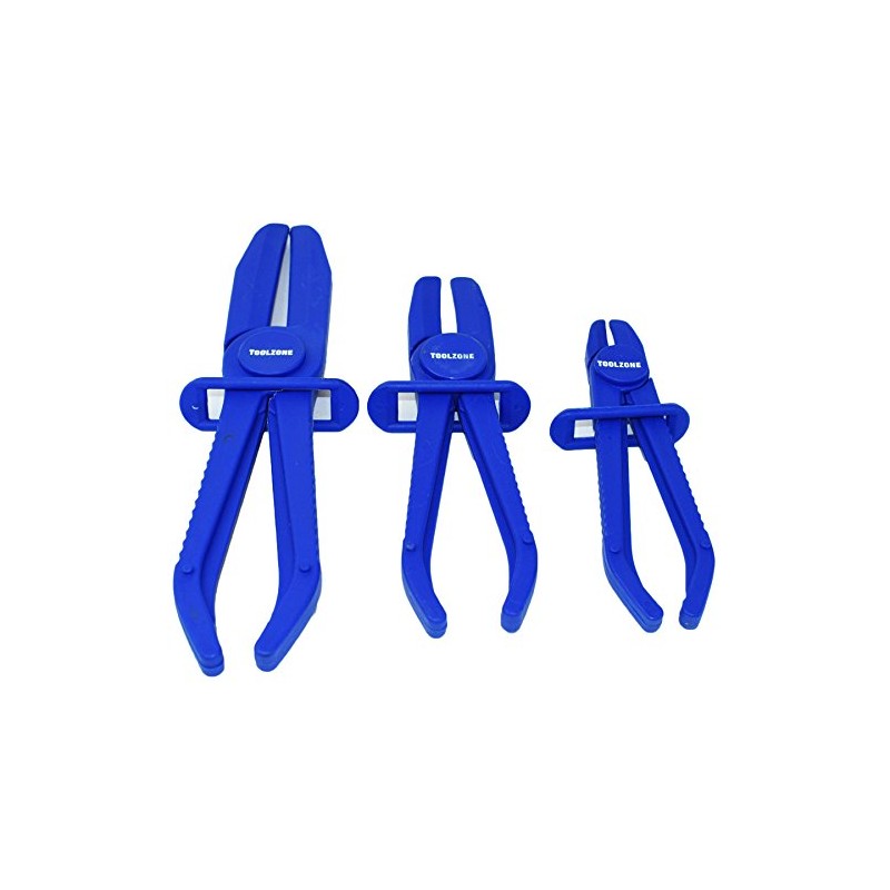 3pc Flexi Hose Clamp Pipe Clamp Brake Line Pipe Locking