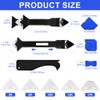 Silicone Caulking Tool, 3 in 1 Caulking Remover Glazing Compound