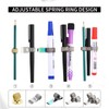 PATIKIL 5Pcs Pen Holder Clips, Metal Pen Clip Holder Adjustable