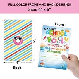 haipino 25 Graduation Party Invitations Cards with Envelopes, 2023 Grad Celebration, 2023 College High School University Grad Celebration - JY463