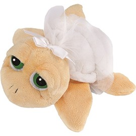 Suki Gifts Li'L Peepers Turtles Bride Turtle Soft Boa Plush Toy with Tuile Frill, Medium