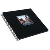 Goldbook Bella Vista black 20x20 40 blacke Pages Spiral 12767