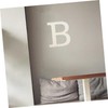 Operitacx Wooden Alphabet Letters Set Large Unfinished Letters for Wall