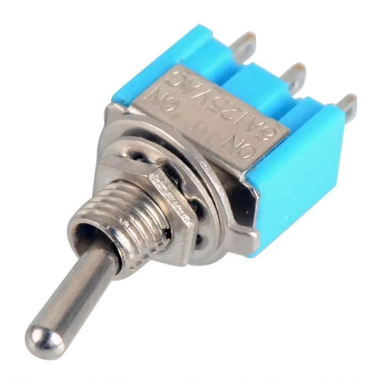 10pcs Audio Fan ON/OFF Toggle Switch Rocker Toggle Switch Blue