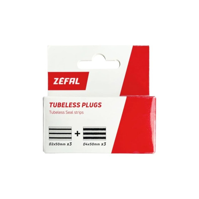 ZEFAL Tubeless Plugs, Tubeless Tyre Repair Plugs, Pack of 6