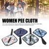 Pee Cloth for Women Hiking, 4PCS Washable Reusable Pee Rag