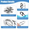 18Pcs Zipper Locks Anti Theft for Pick Pocket Protection Anti