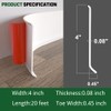 Flexible Baseboard Molding Trim, 4 Inch x 20 Feet Peel