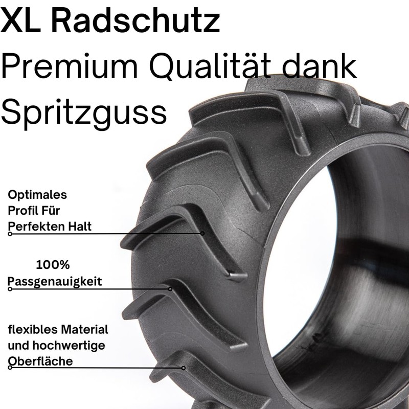 ROBO CLAWS Wheel Protection XL Traction Improvement for Worx Landroid